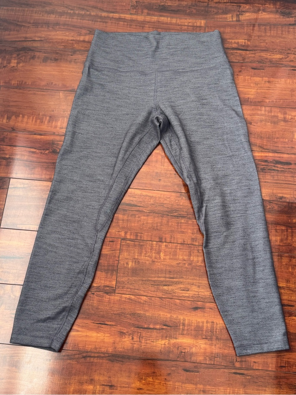 lululemon Heather Gray Mid-Rise Leggings